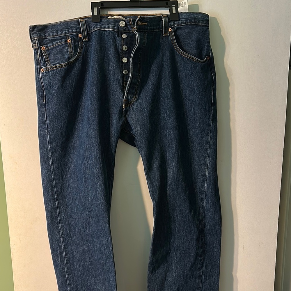 Levis Men's 501 Original Fit Button Fly Non-Stretch Jeans